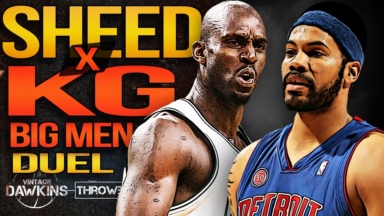 Kevin Garnett vs Rasheed Wallace BiG Men Duel | March, 5 2008 | VintageDawkins
