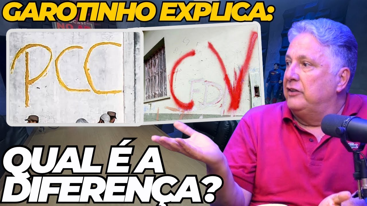 Garotinho explica relação entre o PCC e o Comando Vermelho: “Eles atuam juntos, mas são diferentes”