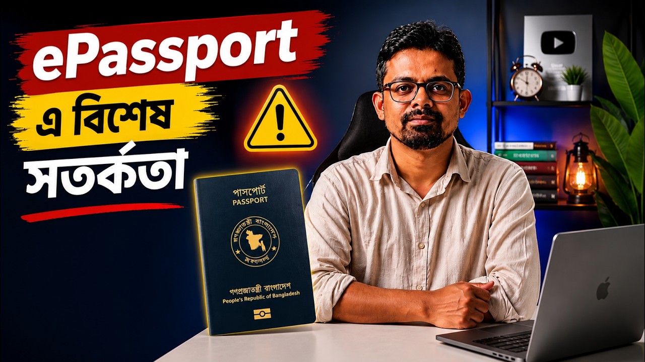 ePassport 2026 - বিশেষ সতর্কতা || ePassport Website-এ নতুন Update!