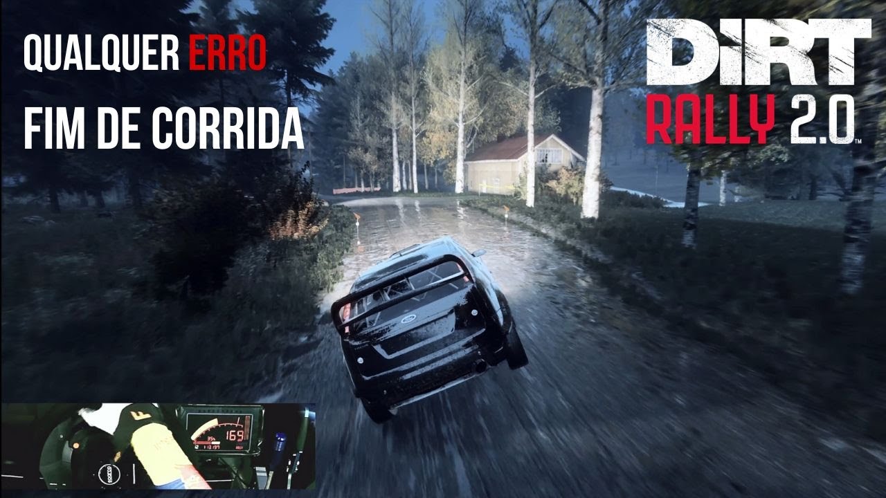 Любая ошибка в дождь означает конец гонки в Финляндии - Dirt Rally 2.0 | T300GT + Sparco R383