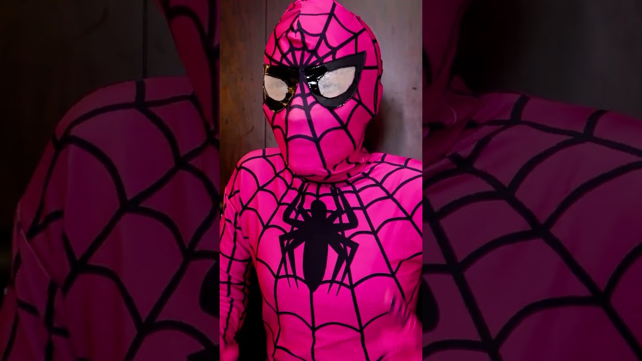 When Pink SpiderGirl Finally Leaves Home&hellip; 💁&zwj;♂️ SPIDER-MAN Best TikTok September 2022 Part2#shorts