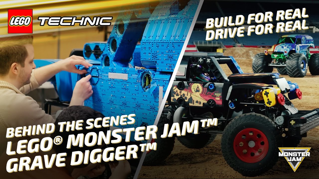 BEHIND THE SCENES | How the LARGE-SCALE LEGO® Technic™ Monster Jam™ came to life 🔥