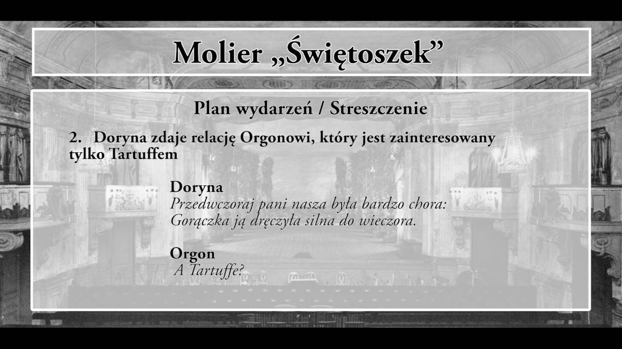 Świętoszek - streszczenie