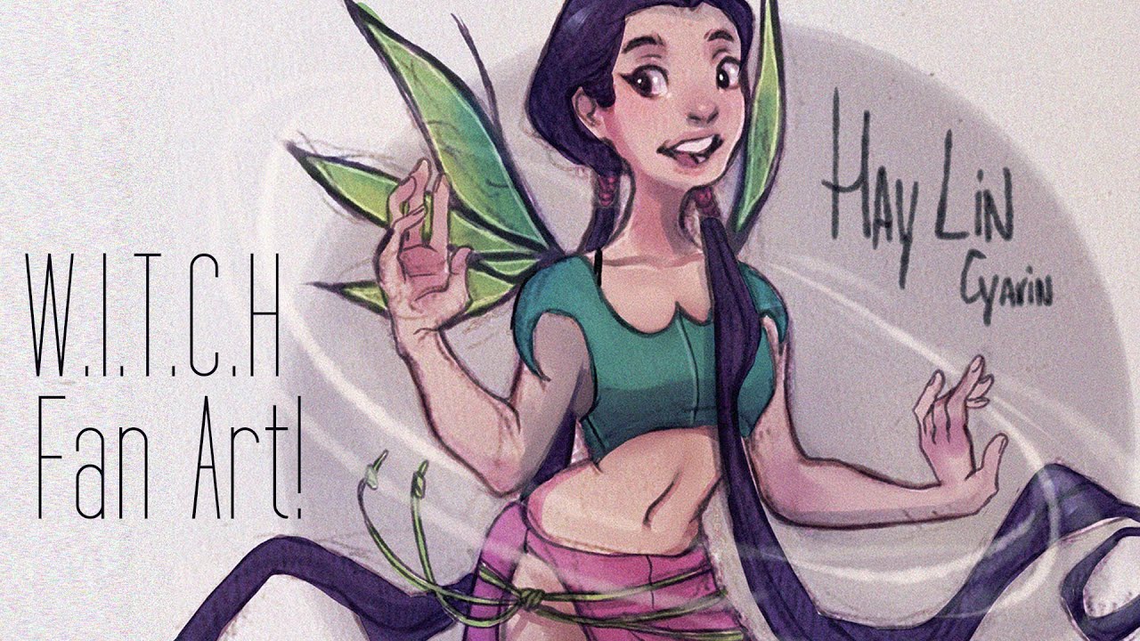 Digital fan art - W.I.T.C.H's Hay Lin !