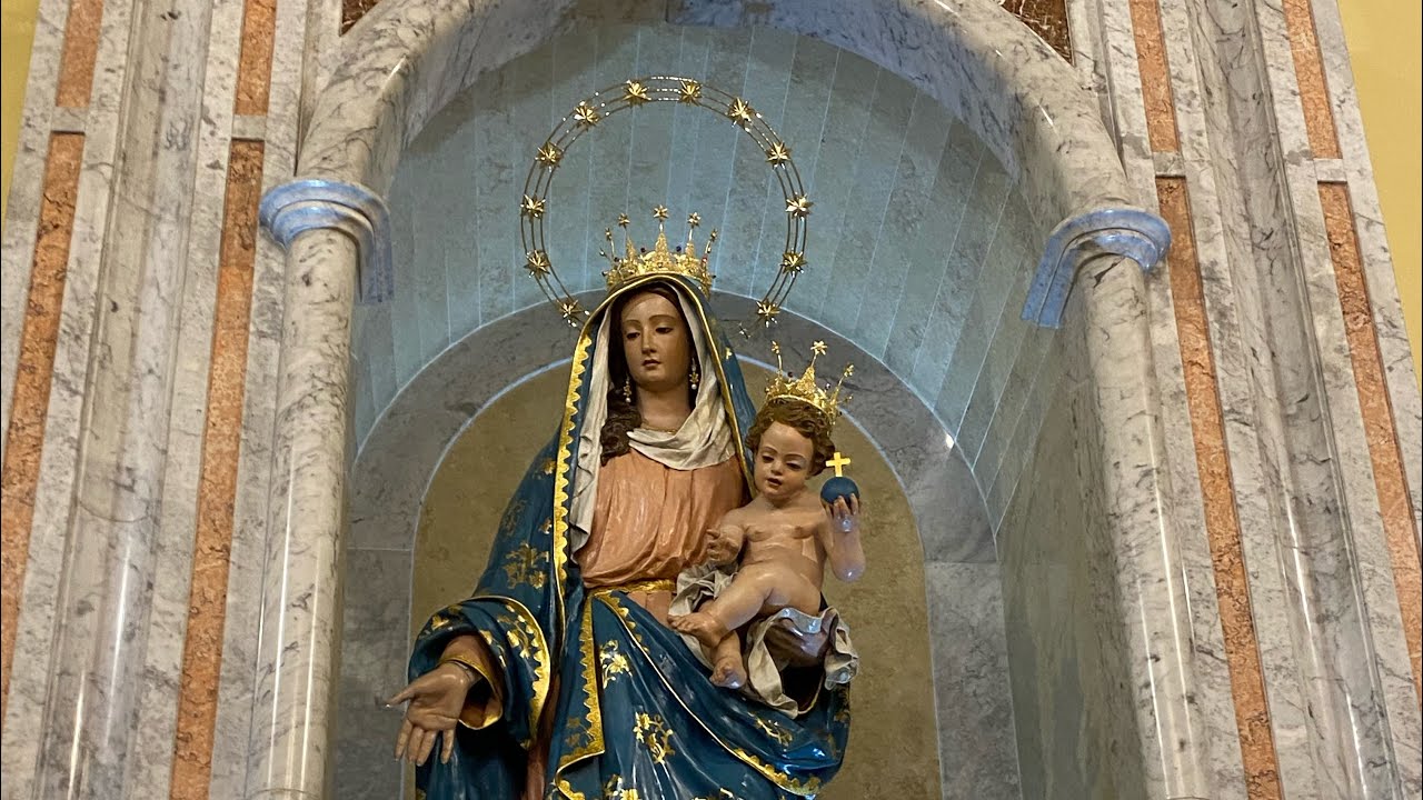 Santa Teresa di Riva 17 Agosto 2025 - Posa della Madonna di Portosalvo nel suo Altare Ornamentale 