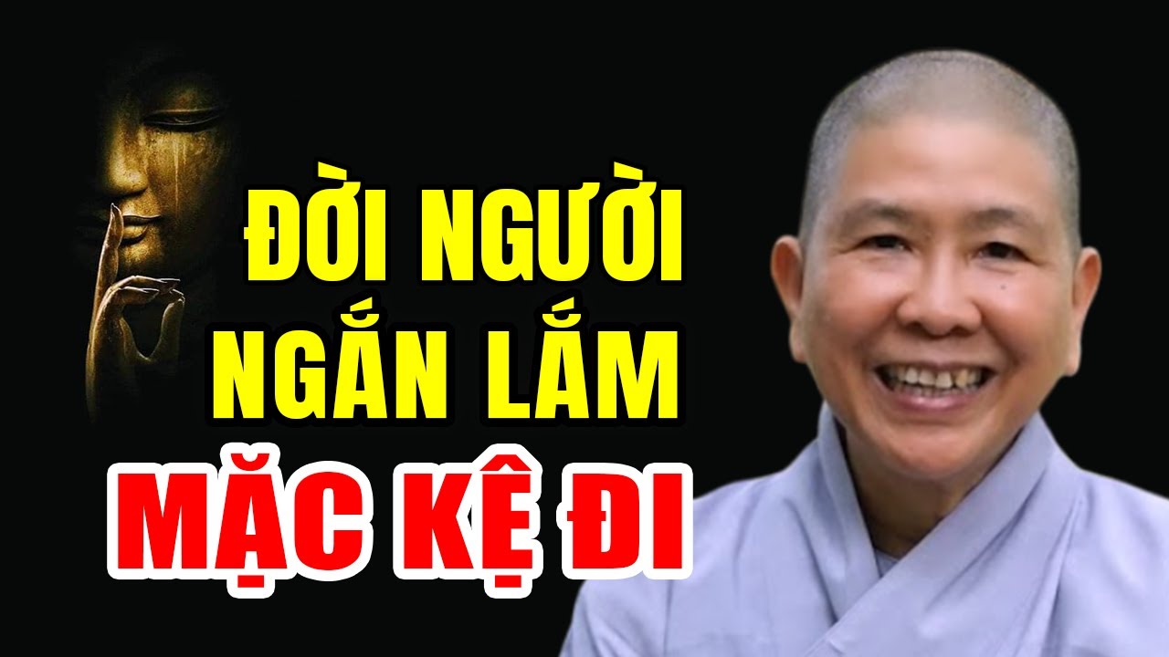 Đời Người Ngắn Lắm Học Cách Mặc Kệ Miệng Đời Đừng Chấp Mà Khổ - NT Hạnh Chiếu giảng