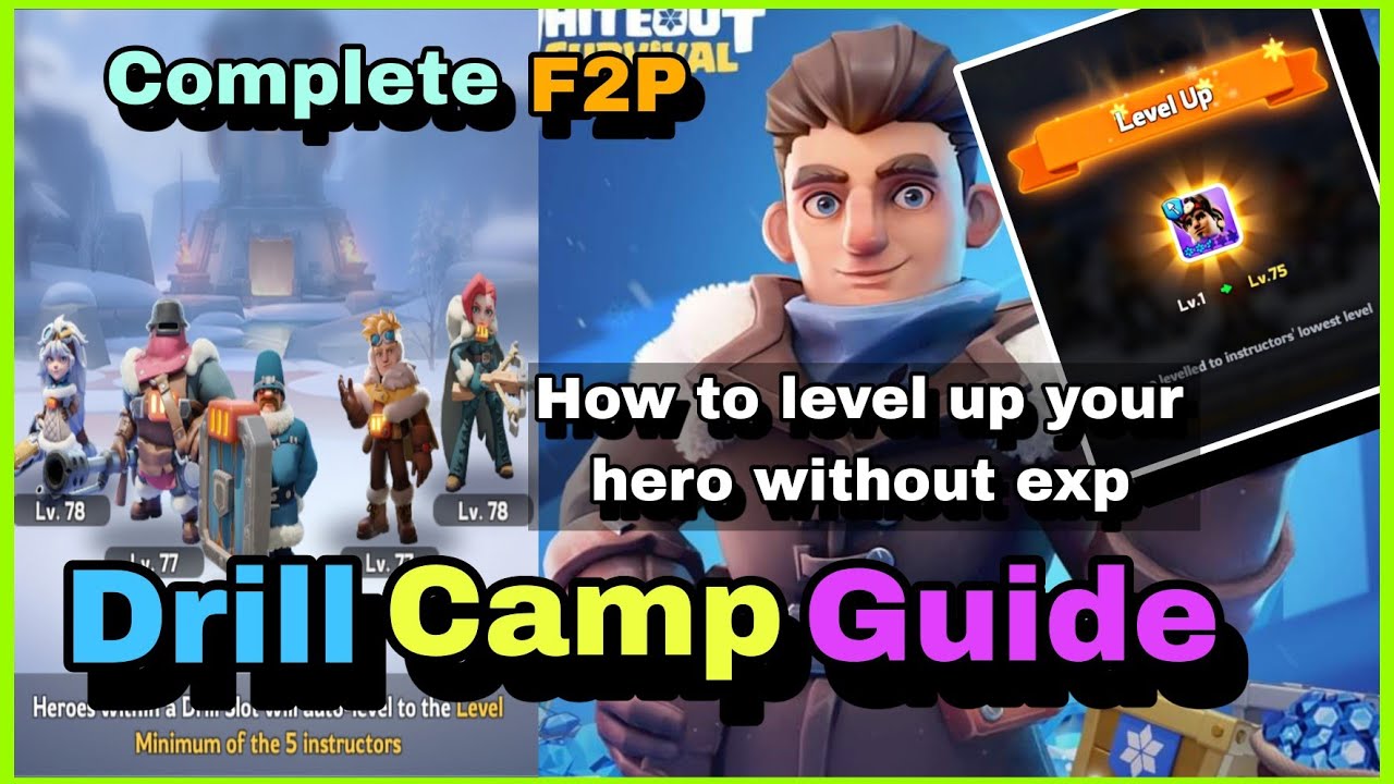Как использовать Drill Camp - Выживание в Whiteout | Как сменить инструктора, как повысить уровен...