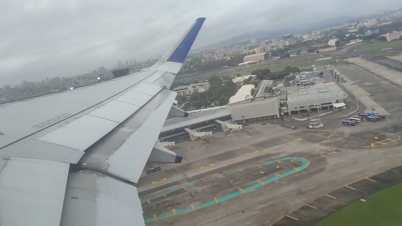 Plane takeoff video