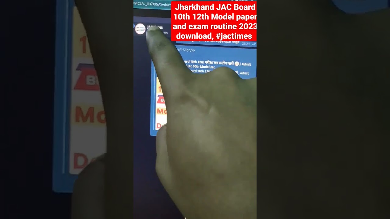 Jharkhand JAC Board 10th 12th Model paper and exam routine 2023 download, #jactimes