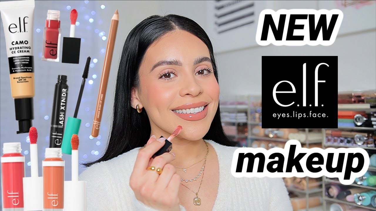 I tried all the NEW viral e.l.f. MAKEUP 😍