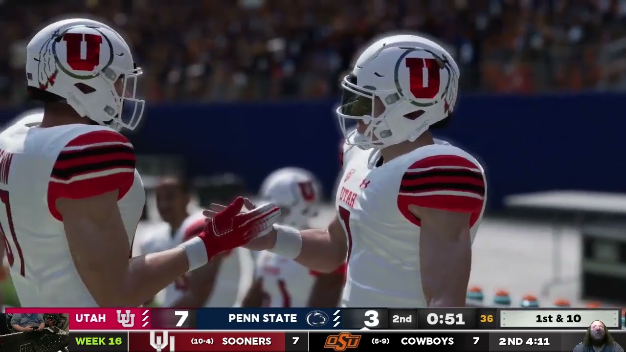 Madden NFL 22 College Football Mod Utah at Penn State