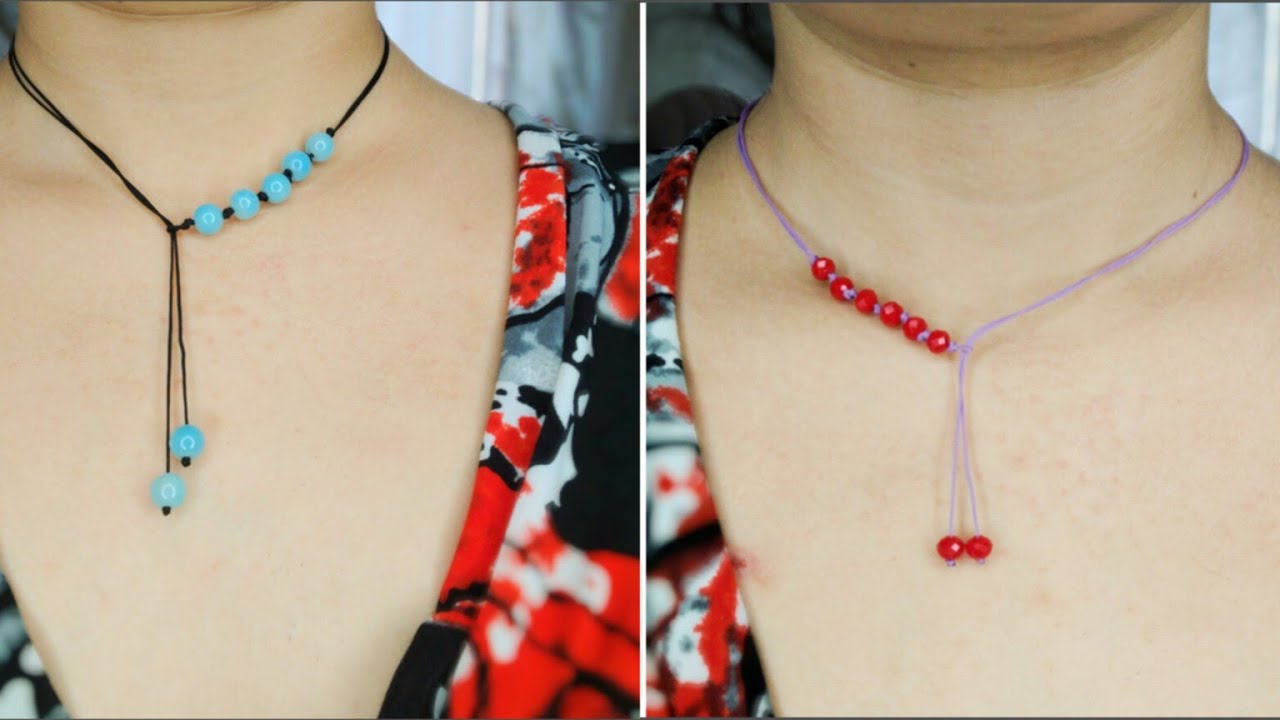Making a Pearl Necklace is Very Easy | Easy Macrame Tutorials .