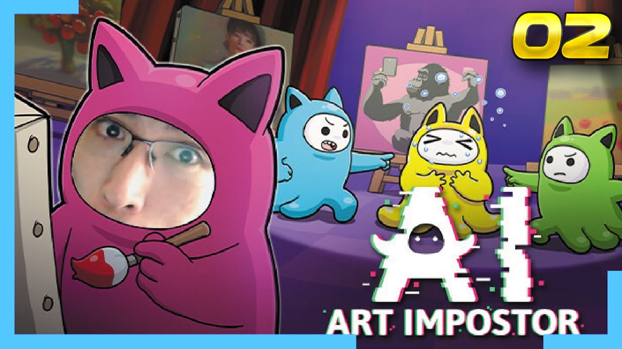NÃO É FÁCIL SER TRAIDOR NESSE JOGO! - AI: Art Impostor #02
