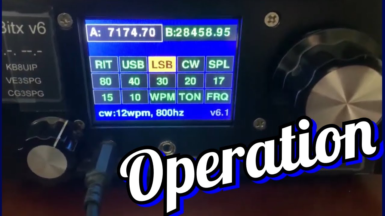【Bitx】Micro Bitx v6 Operations