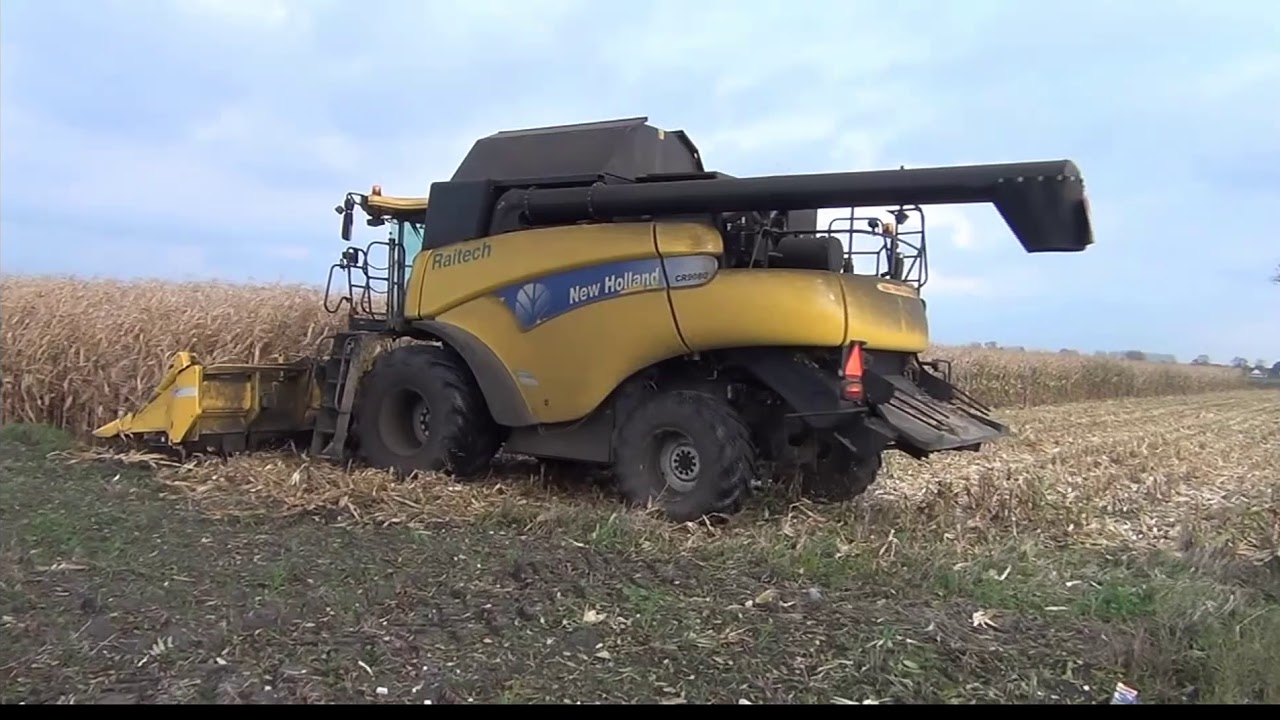 New Holland CR 9080 New Holland T8040 Valtra S374 New Holland TS 6050 Kujawy 2017 True Sound