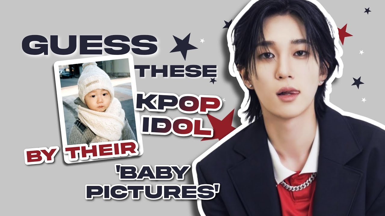 GUESS the KPOP MALE IDOLS by THEIR BABY PICTURES | KPOP BOYGROUP GAMES