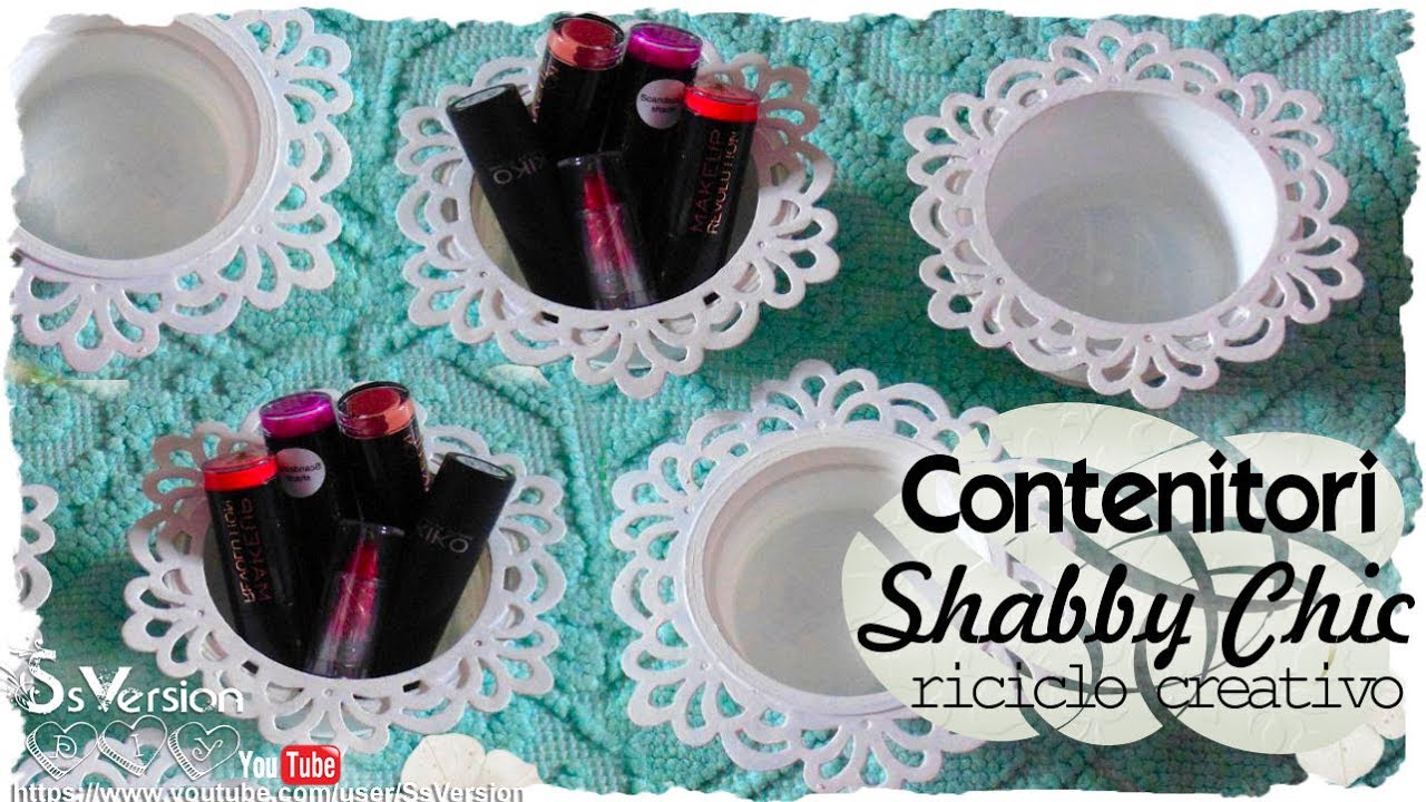 Contenitori Decorativi Shabby Chic FAI DA TE | Riciclo Creativo | DIY Decoration