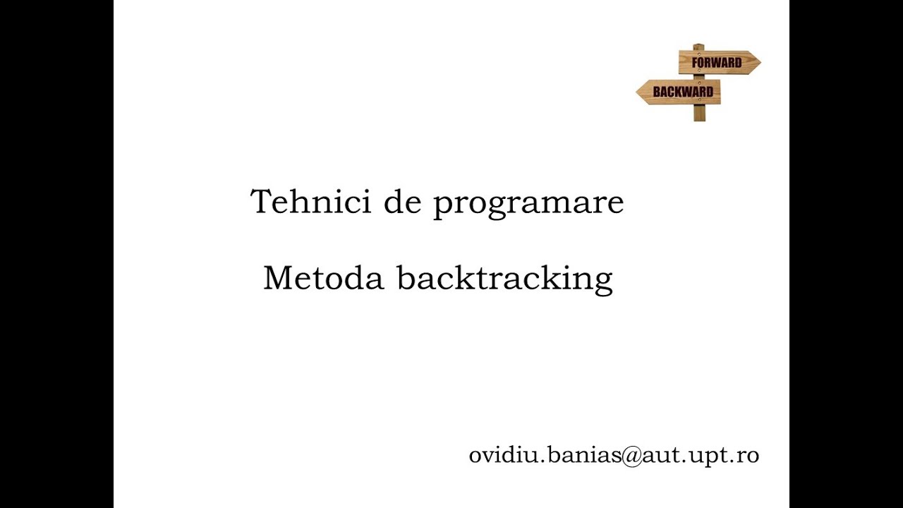 Metoda backtracking