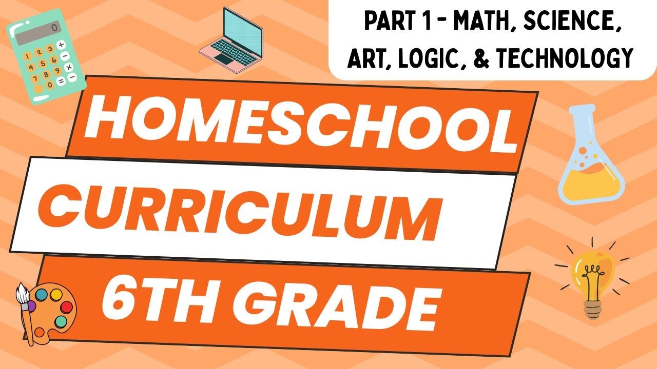 ✨6th Grade Curriculum Picks Part 1 | Homeschool | Math Art Science & Technology 🧮🎨🔬🖥️