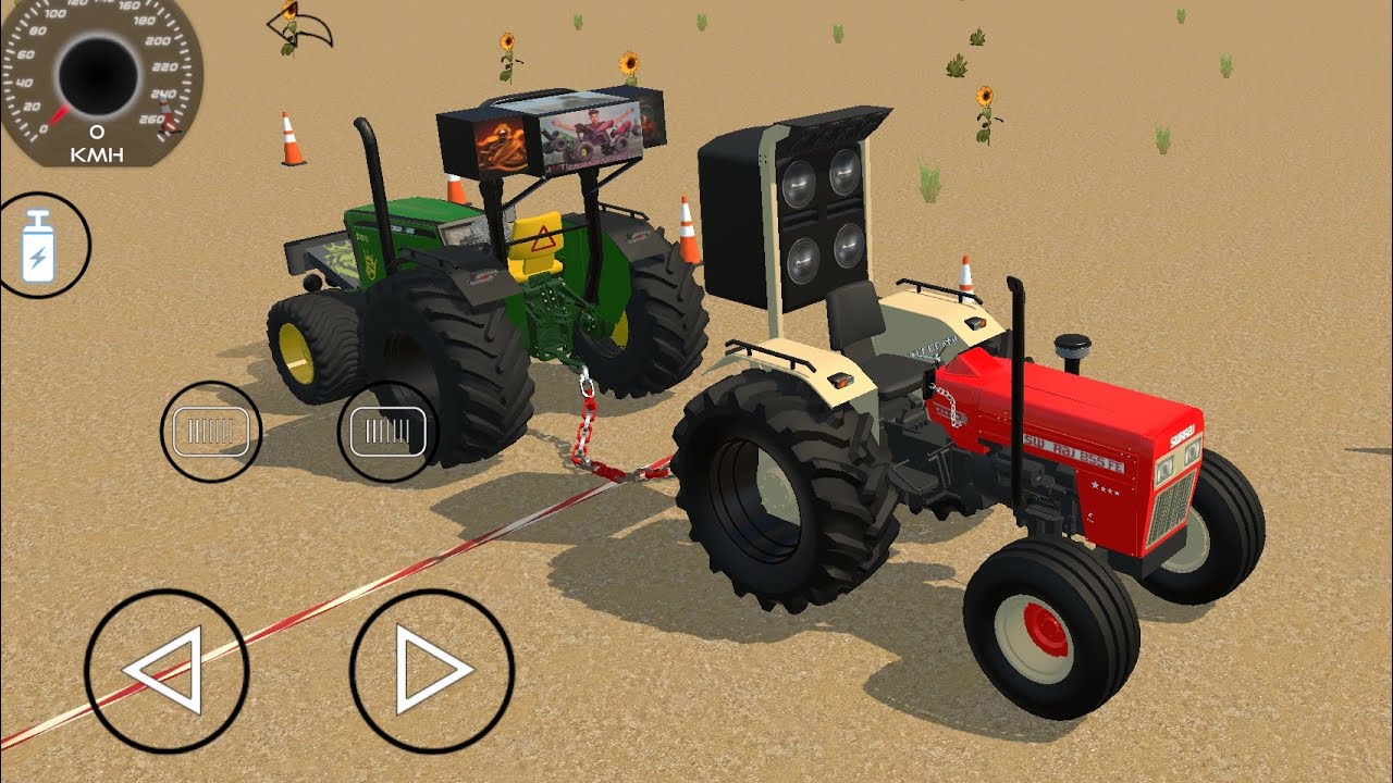 Chained Tractors 3D Game Two Tractors VS Tractor&rsquo;s Game 