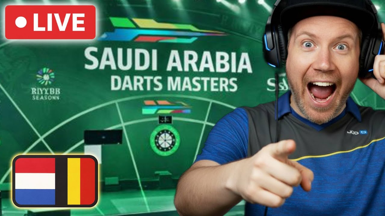 🔴 LIVE: Saudi Arabia Darts Masters Dag 2 (Met MvG & Littler!)