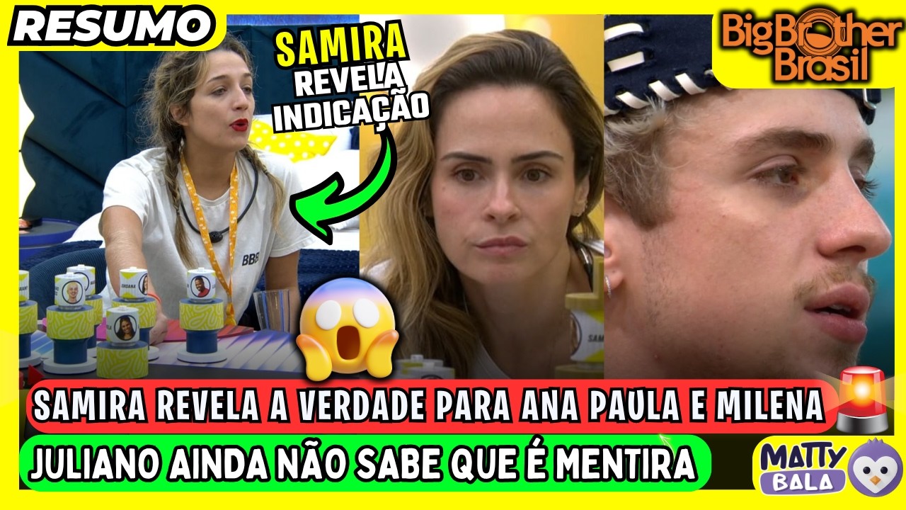 🟡 BBB26 😱 MENTIRA rende na MADRUGADA / SAMIRA n&atilde;o conta a VERDADE para JULIANO ! #bbb #bbb26