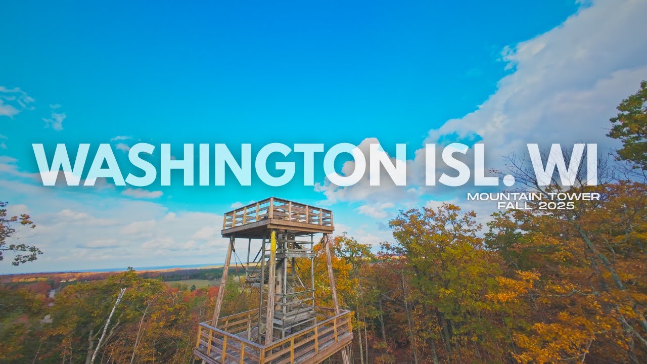 DJI 04 PRO FPV Fly-through Mountain Tower, Washington Island, Wisconsin, Fall 2025