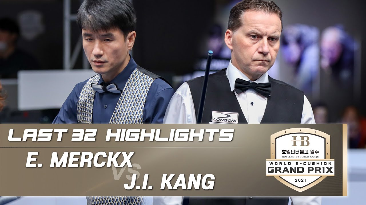 [Hotel Inter burgo Wonju W3GP 2021] Last 32 - Eddy MERCKX (BEL) vs KANG Ja In (KOR). H/L