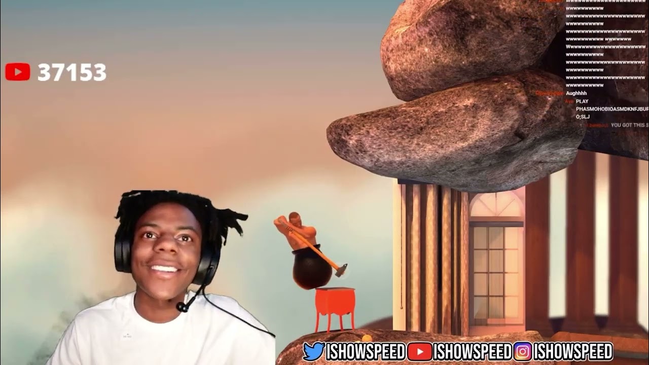 IShowSpeed Plays Getting Over It