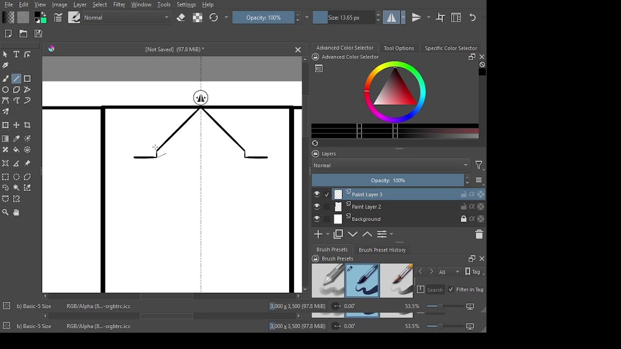 School Project drawing livestream
