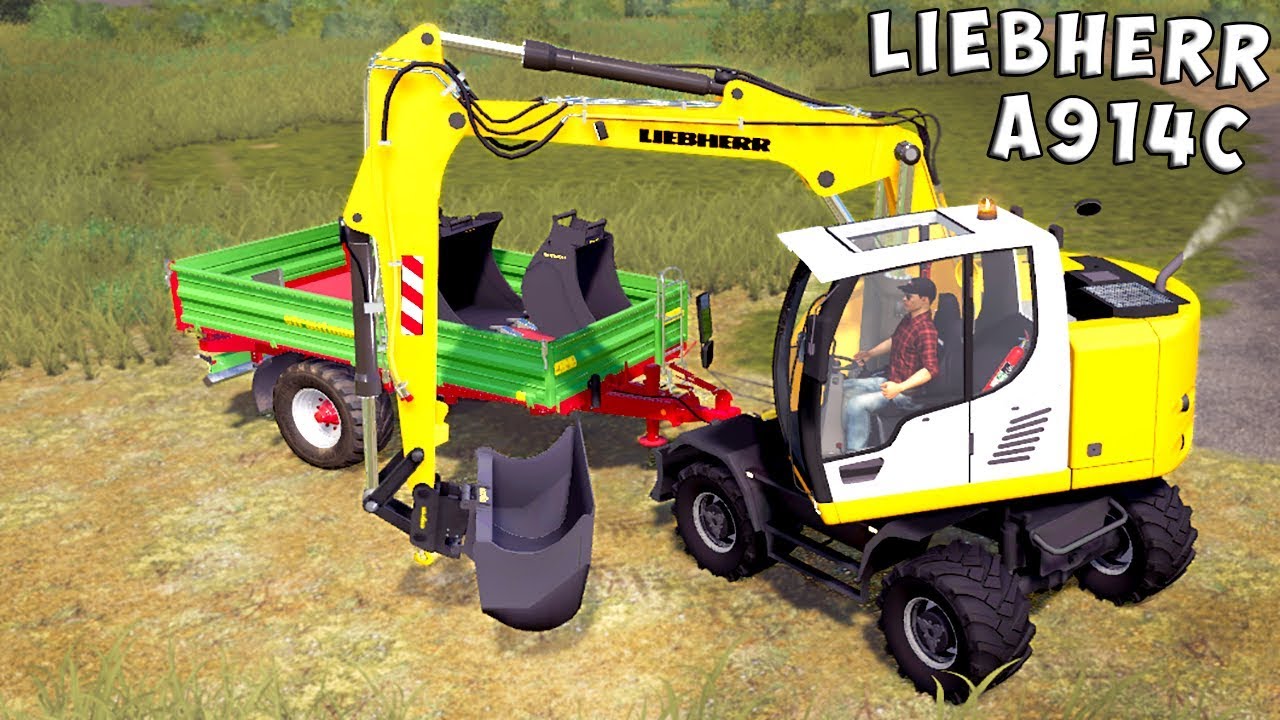 Farming Simulator 19 - LIEBHERR A914C EXCAVATOR