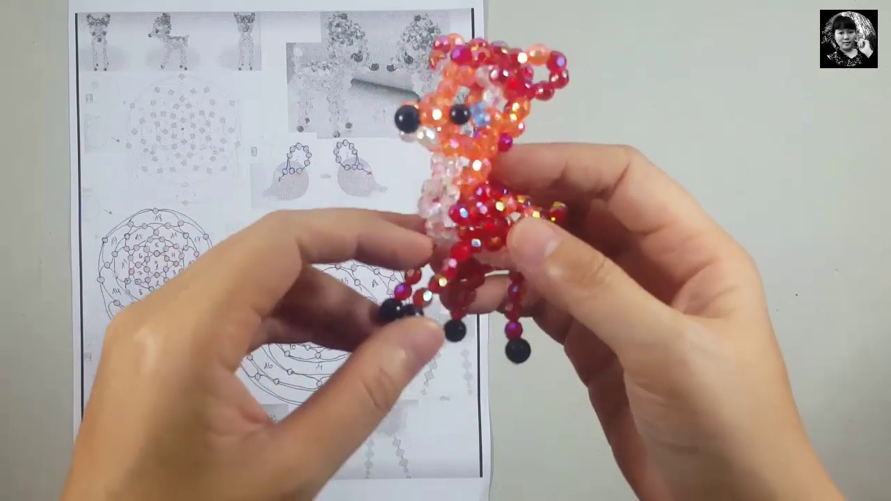 How to make a bead deer BamBi - Head
