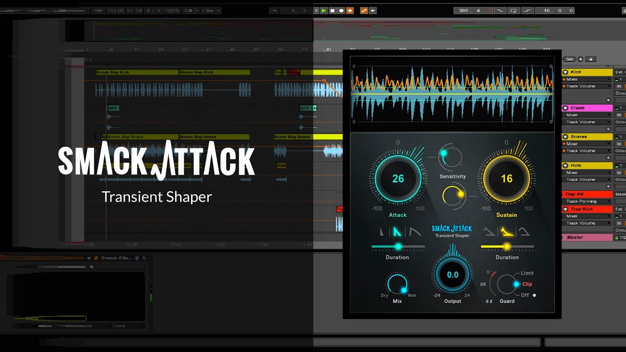 How to Get Punchier Drums & Percussive Sounds – Smack Attack Transient Shaper