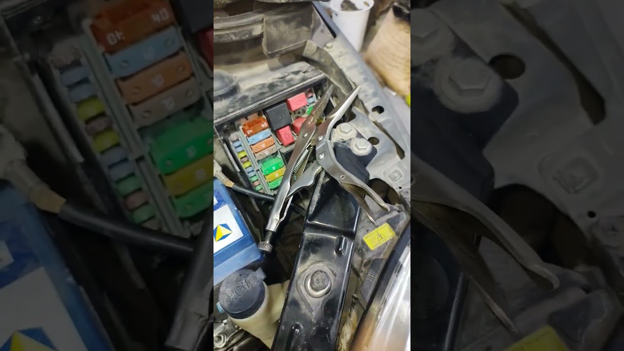 fiat 500 cooling fan relay and fuse location