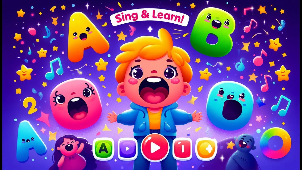 ABC Alphabet Song 🎵 | A to Z Learning for Kids | Fun & Educational Phonics Song!
