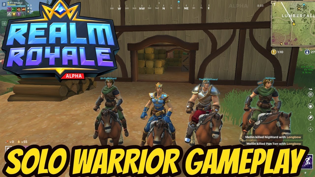 Solo Warrior Realm Royale gameplay - best solo class?