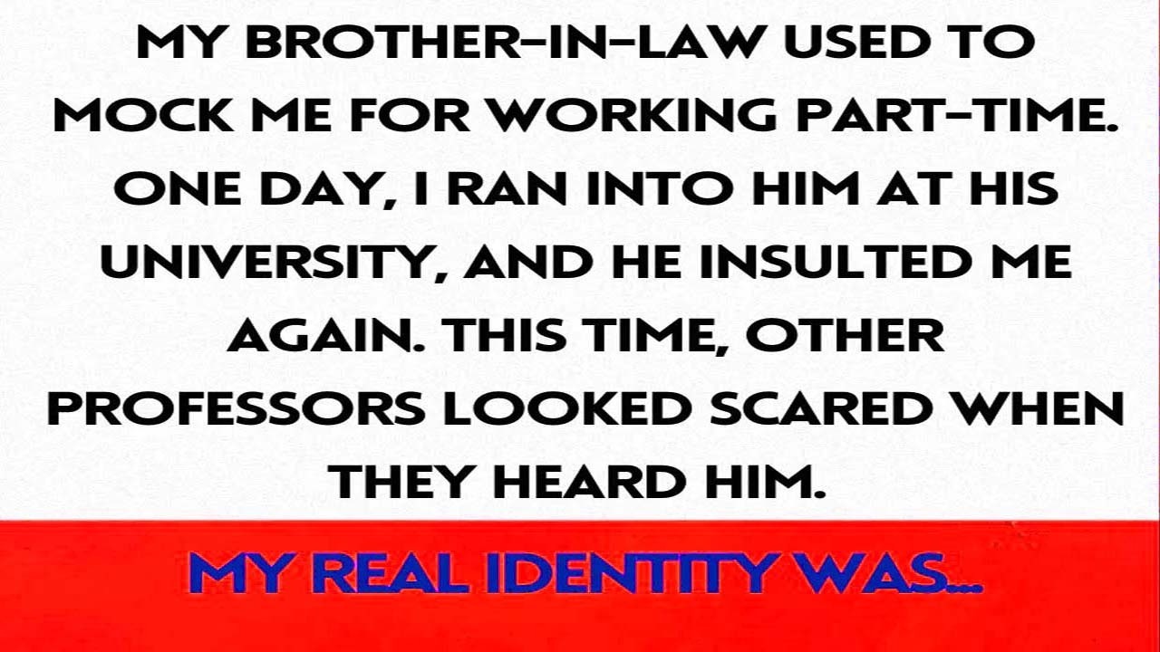 My Brother-in-Law Made Fun of My Job, But I Had a Surprising Truth....