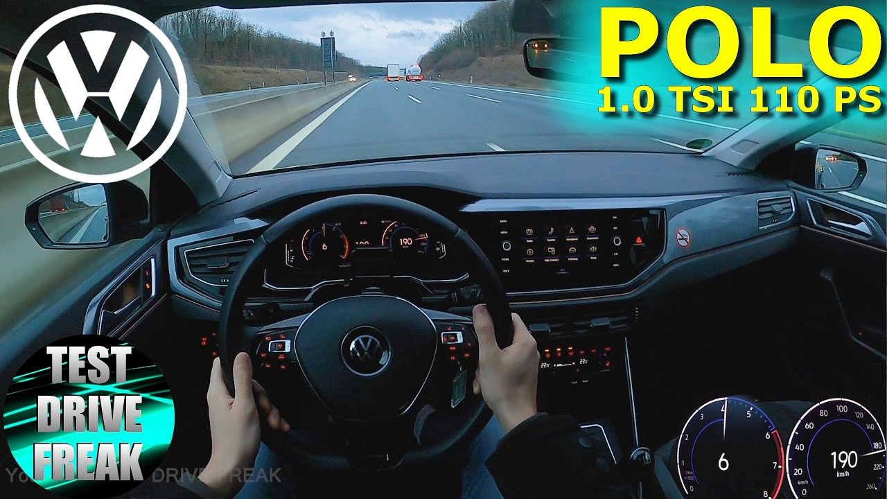 2021 Volkswagen Polo 1.0 TSI R-Line 110 PS TOP SPEED AUTOBAHN DRIVE POV