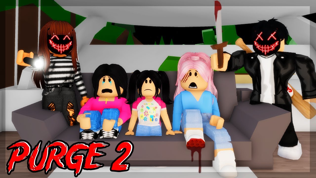 THE PURGE 2 🩸😰 (Brookhaven Horror Movie) Voiced Roleplay