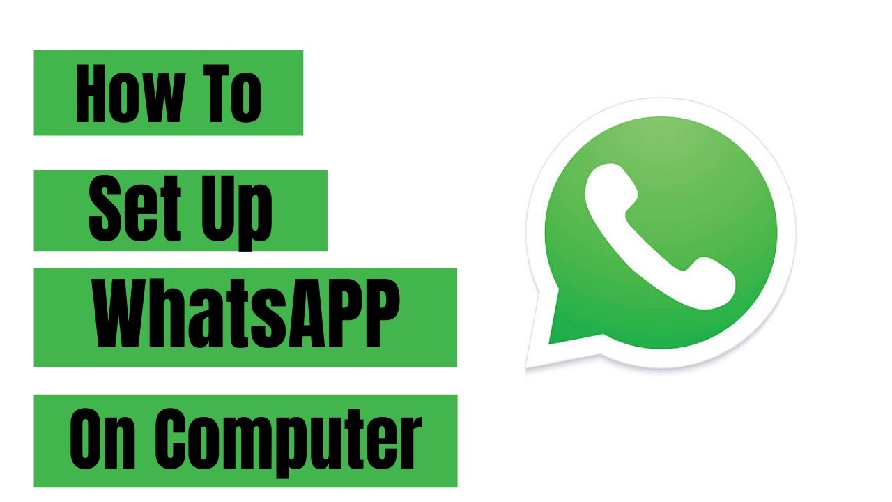 How To  Setup WhatsApp On Your Computer - Easy Quick Tutorial