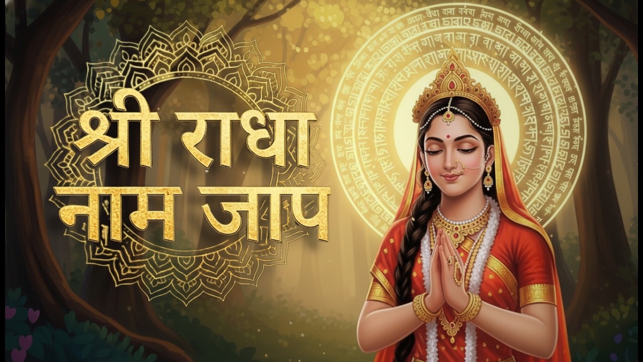 अखंड श्री राधा नाम जप 108 Baar | Shri Radha Naam Jaap | Radha Naam Dhun