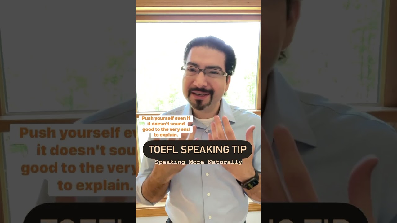 ЕСТЕСТВЕННАЯ речь на экзамене TOEFL