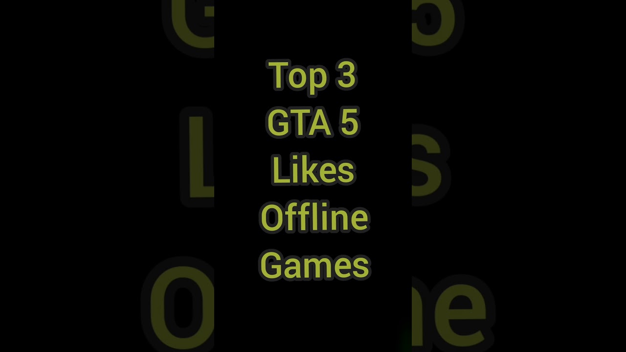 Top 3 GTA 5 Likes Offline Games For Android#shorts #viral#gta #gta5