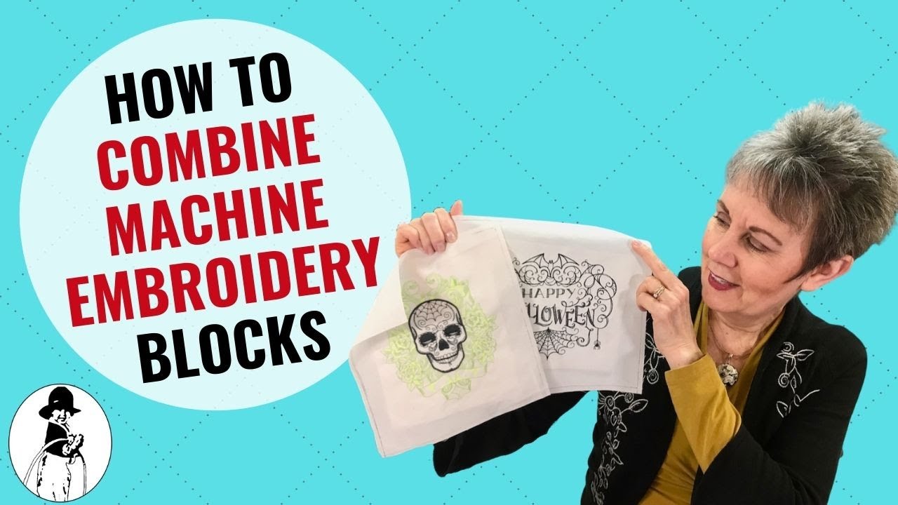 How to Combine Machine Embroidery Blocks