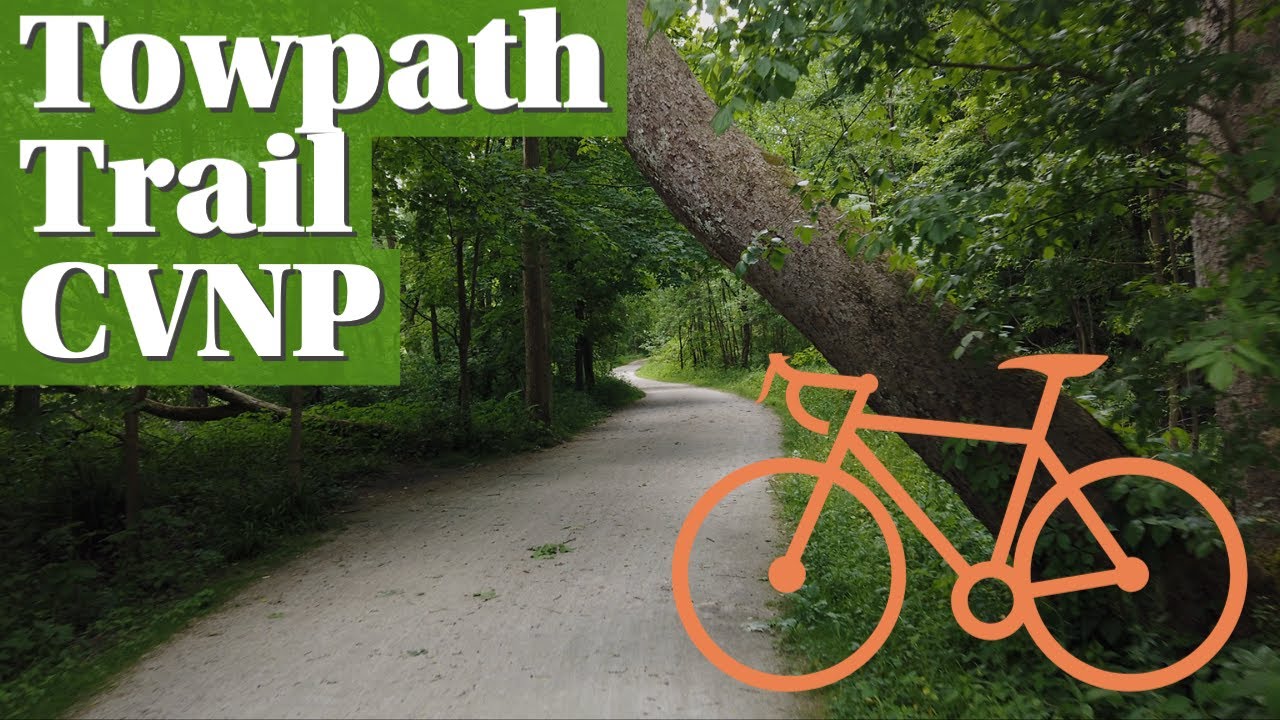 Biking 20 miles on the Towpath Trail through Cuyahoga Valley National Park
