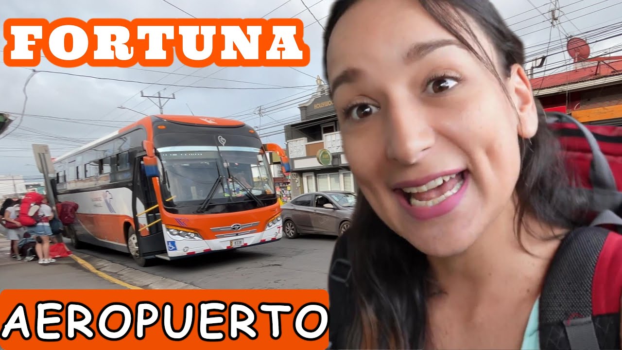 La MEJOR manera de ir desde LA FORTUNA a AEROPUERTO/SJO | Transporte Público