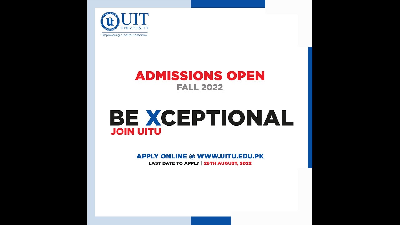 Admissions Fall 2022
