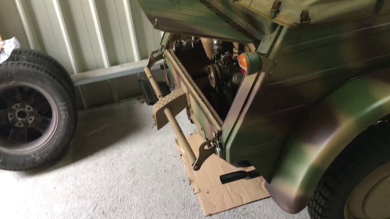 First start after 8 years &ldquo;VW K&uuml;belwagen Typ 82