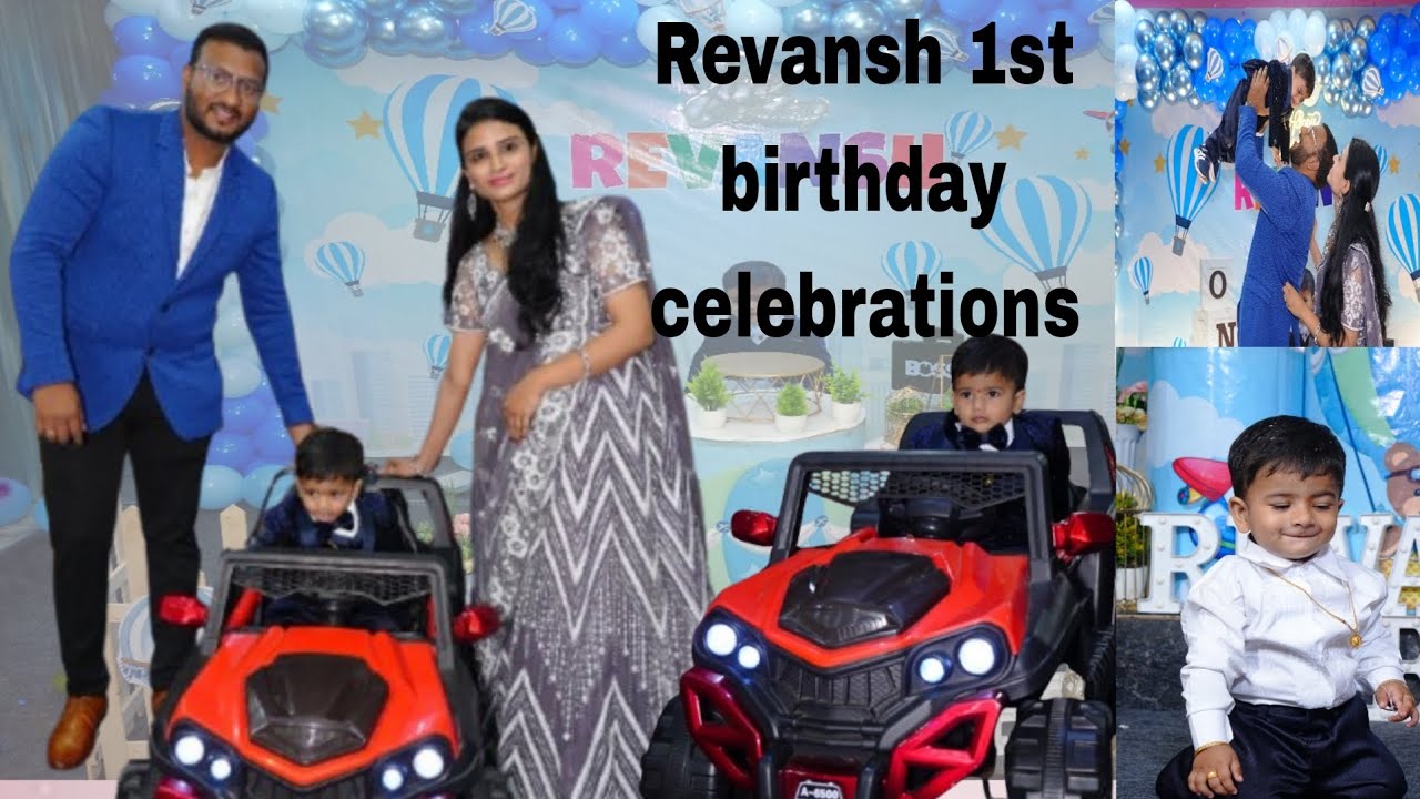 Revansh 1st birthday celebrations vlog🥰🎉|birthday| first birthday| vlogs telugu|birthday video|vlogs