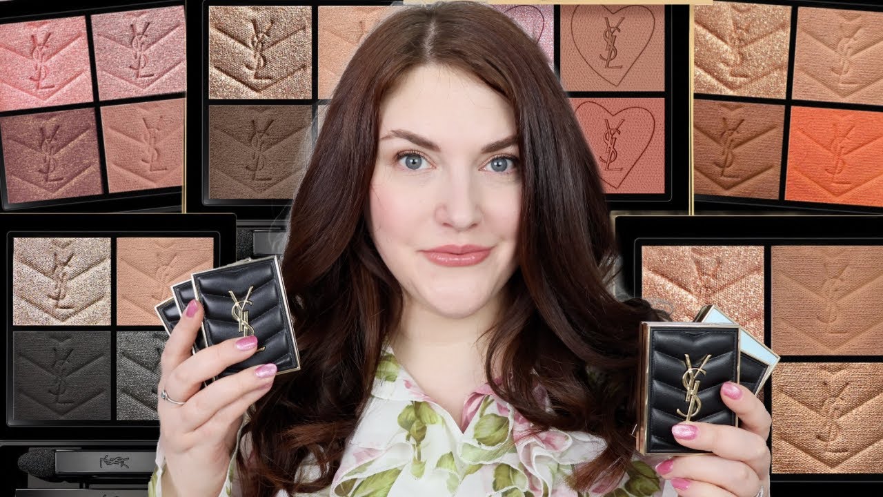 RANKING ALL OF MY YSL EYESHADOW QUADS